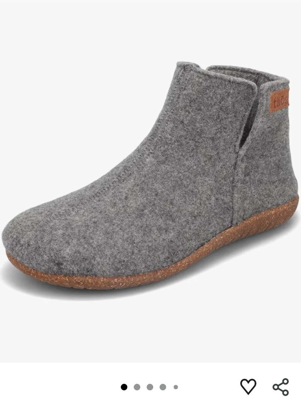 Taos Footwear Women's Good Wool Boot Grey Size 36